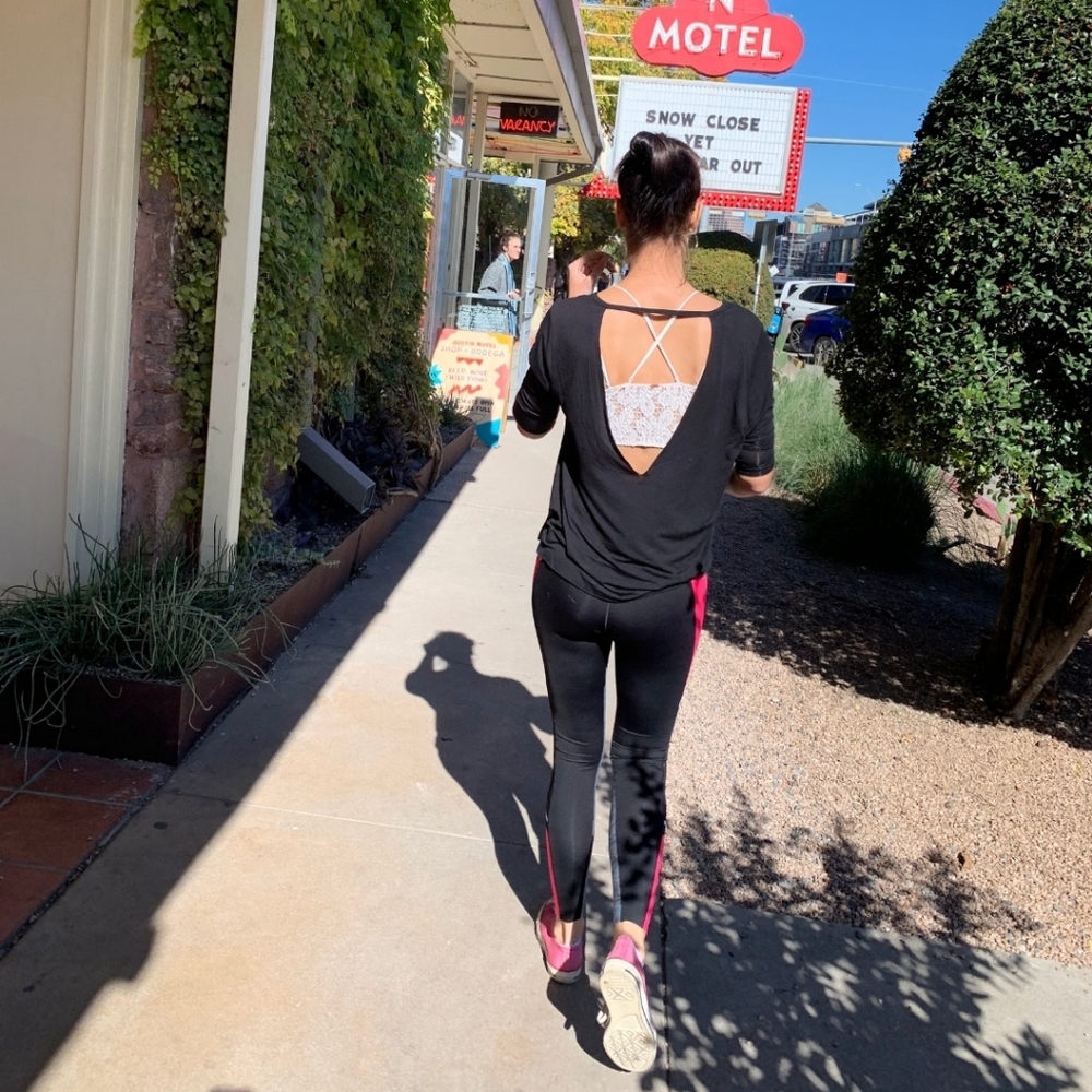 Victoria's Secret PINK Super Soft Open Back Long Sleeve Top